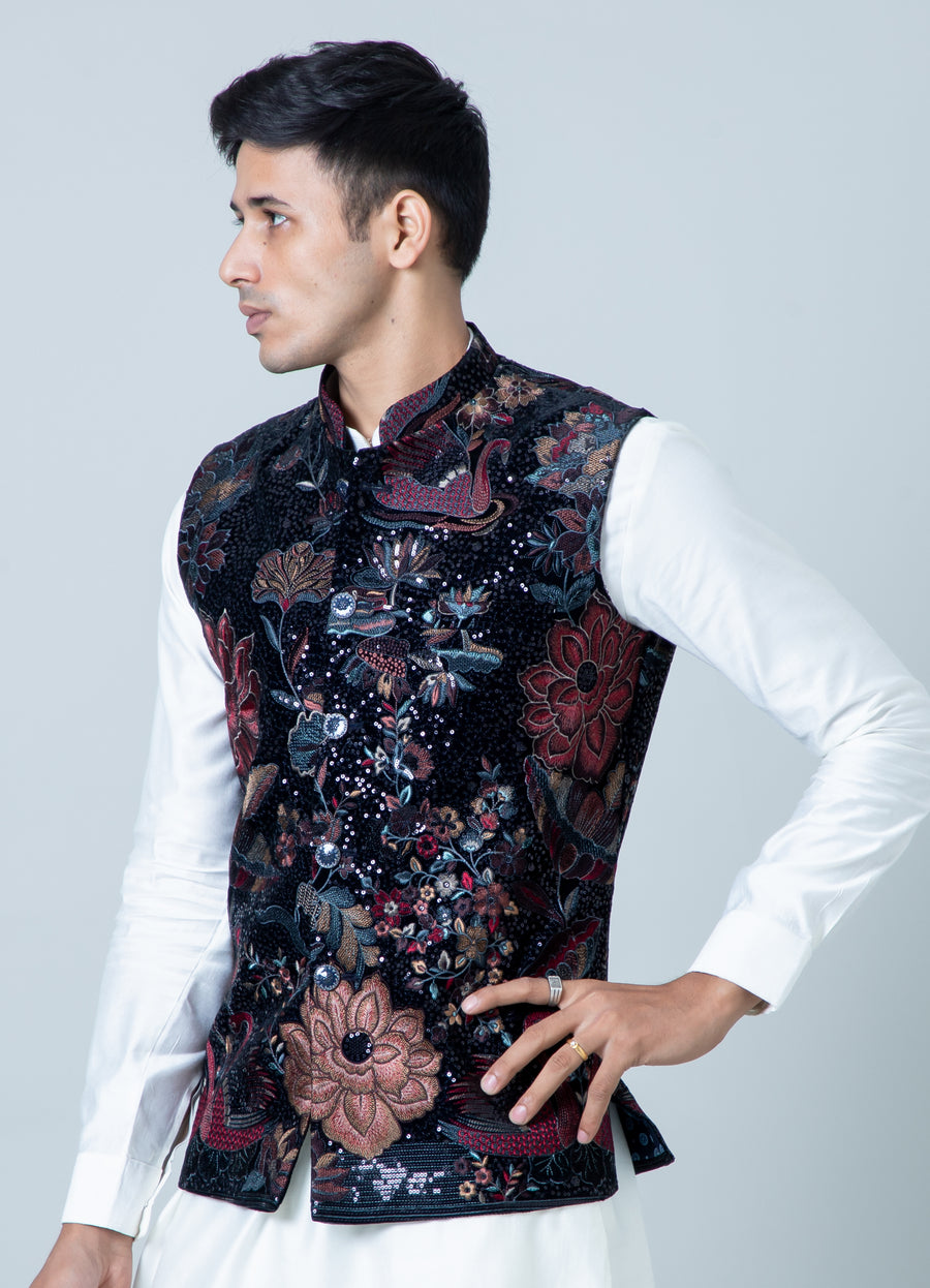 MLS VELVET JAWAHAR JACKET