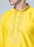 MLS EMBROIDERED KURTA PAJAMA