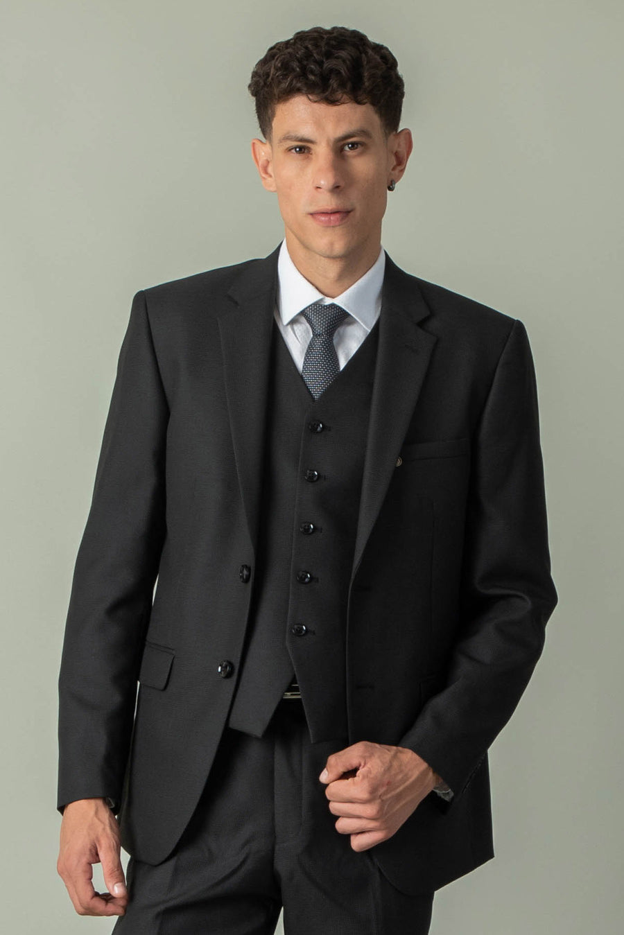 MLS BUSINESS PLAIN SUIT 3PCS
