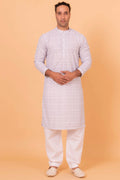 MLS CHIKANKARI KURTA PAJAMA