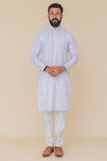 MLS PRINTED KURTA PAJAMA