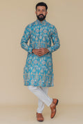 MLS PRINTED KURTA PAJAMA