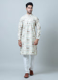 MLS PRINTED KURTA PAJAMA