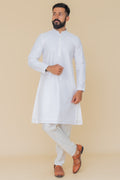 MLS EMBROIDERED KURTA PAJAMA