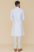 MLS EMBROIDERED KURTA PAJAMA