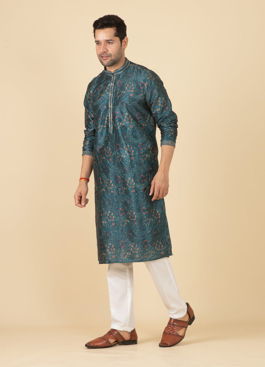 MLS PRINTED KURTA PAJAMA