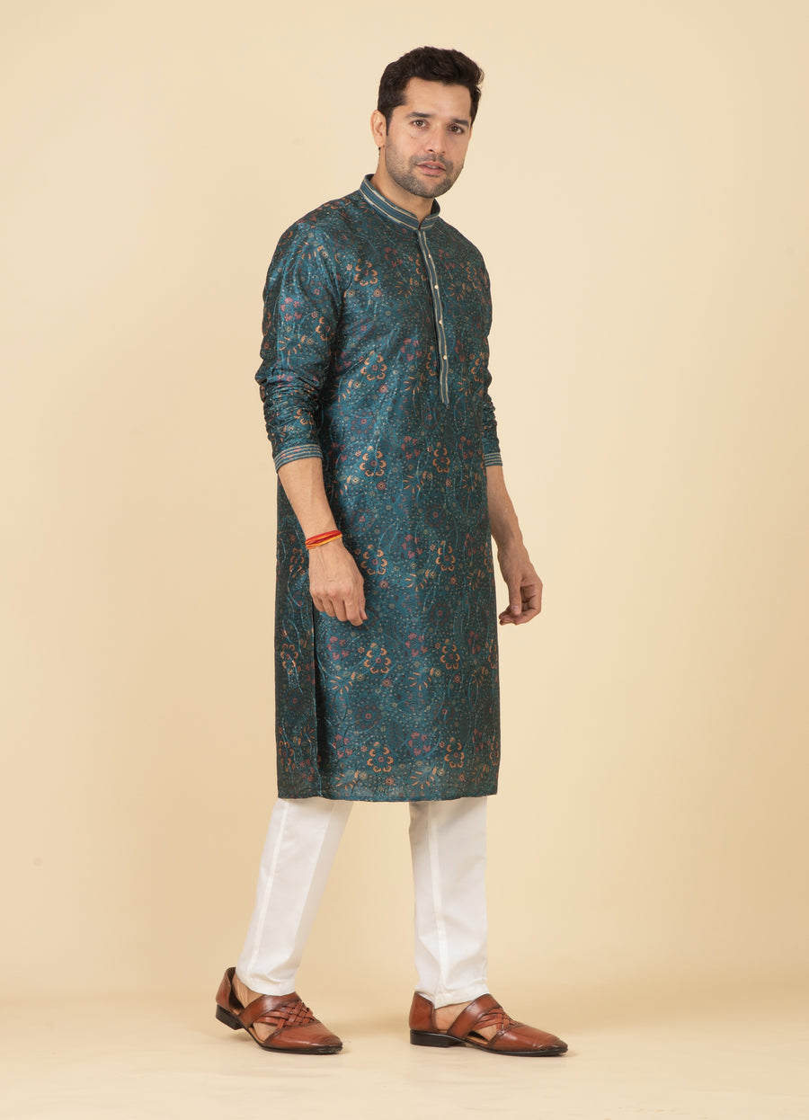 MLS PRINTED KURTA PAJAMA