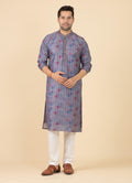 MLS PRINTED KURTA PAJAMA