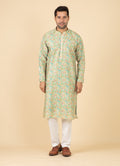 MLS PRINTED KURTA PAJAMA