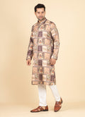MLS PRINTED KURTA PAJAMA