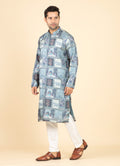 MLS PRINTED KURTA PAJAMA