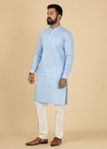 MLS COTTON KURTA PAJAMA 2PCS
