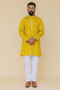 MLS EMBROIDERED KURTA PAJAMA
