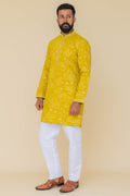 MLS EMBROIDERED KURTA PAJAMA