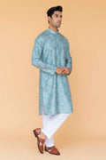 MLS PRINTED KURTA PAJAMA