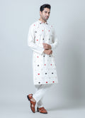 MLS EMBROIDERED KURTA PAJAMA