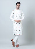 MLS EMBROIDERED KURTA PAJAMA