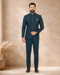 MLS PRINTED JODHPURI SUIT 2PCS