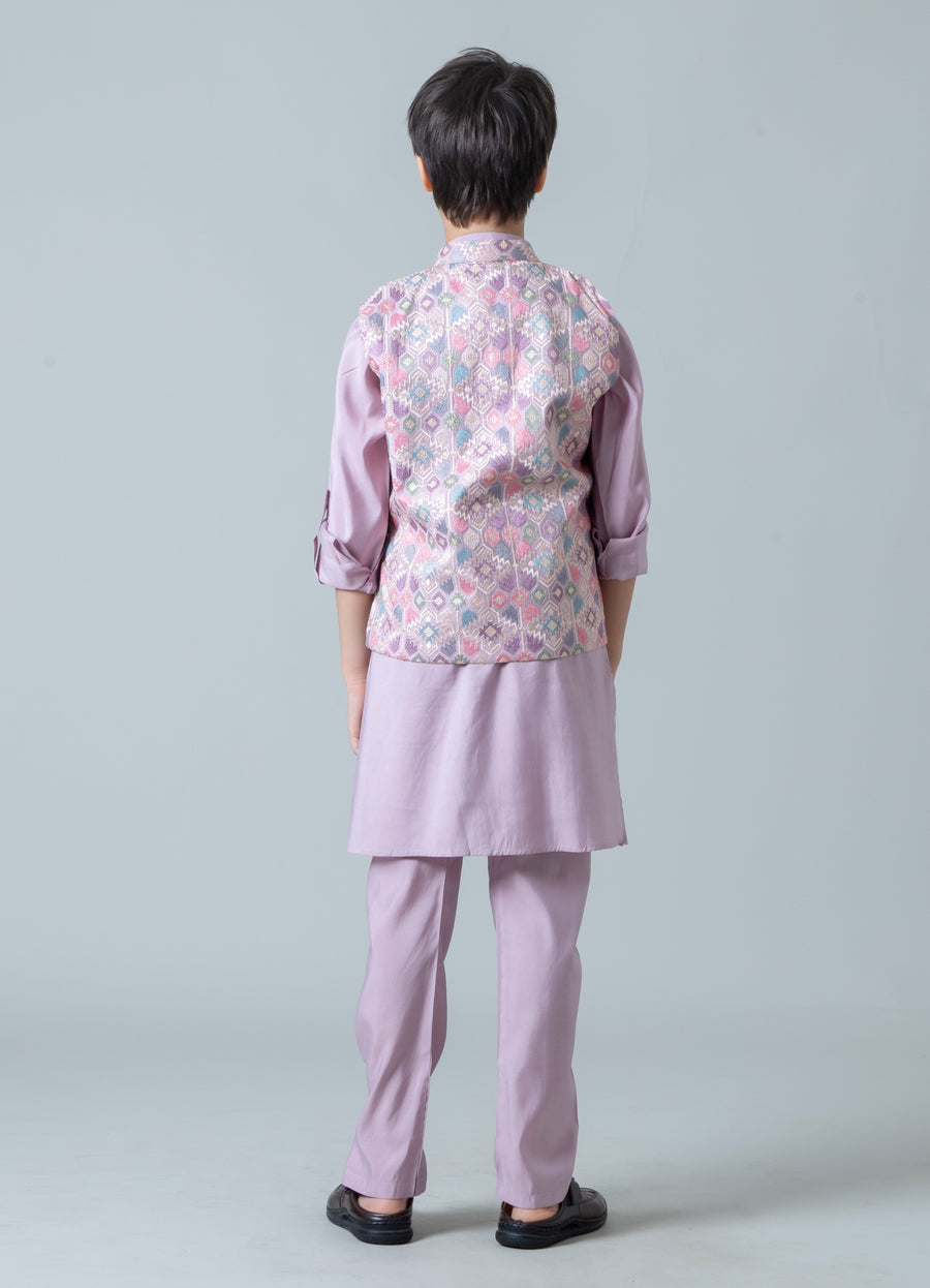 MLS KIDS KURTA JAWAHAR SET 3PCS
