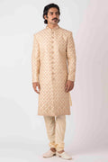 MLS EMBROIDERED SHERWANI 1PCS