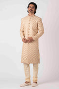 MLS EMBROIDERED SHERWANI 1PCS