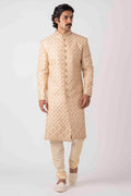MLS EMBROIDERED SHERWANI 1PCS