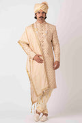 MLS EMBROIDERED SHERWANI 1PCS
