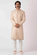 MLS EMBROIDERED SHERWANI 1PCS