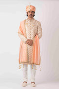 MLS EMBROIDERED SHERWANI 1PCS