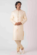 MLS EMBROIDERED SHERWANI 1PC