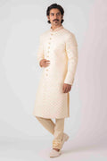 MLS EMBROIDERED SHERWANI 1PC