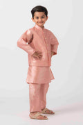 MLS ONION PINK KURTA JACKET SET