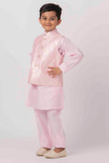 MLS PINK KURTA JACKET SET
