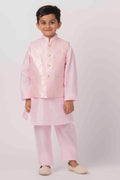 MLS PINK KURTA JACKET SET