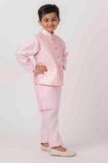 MLS PINK KURTA JACKET SET