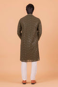 MLS CHIKANKARI KURTA PAJAMA