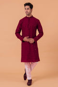 MLS EMBROIDERED KURTA PAJAMA