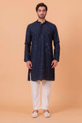 MLS EMBROIDERED KURTA PAJAMA