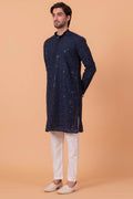 MLS EMBROIDERED KURTA PAJAMA