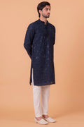 MLS EMBROIDERED KURTA PAJAMA