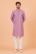 MLS EMBROIDERED KURTA PAJAMA