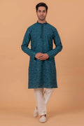 MLS EMBROIDERED KURTA PAJAMA