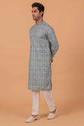 MLS PRINTED KURTA PAJAMA