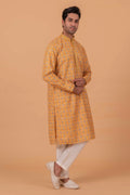 MLS PRINTED KURTA PAJAMA