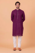 MLS CHIKANKARI KURTA PAJAMA