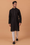 MLS EMBROIDERED KURTA PAJAMA
