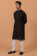 MLS EMBROIDERED KURTA PAJAMA