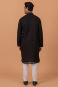 MLS EMBROIDERED KURTA PAJAMA
