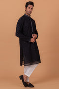 MLS EMBROIDERED KURTA PAJAMA