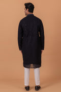 MLS EMBROIDERED KURTA PAJAMA